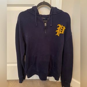 POLO Ralph Lauren Navy Hoodie Sweatshirt- Large